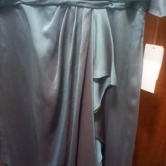 ADRIANNA PAPELL  CHIFFON DRESS W/ BEADS NWT FORMAL WEAR - Picture 7 of 12